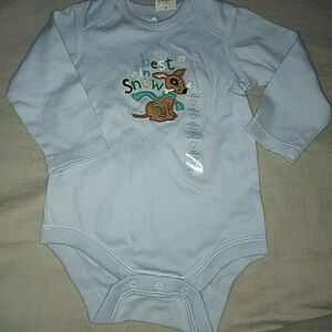 Gap bodysuit long sleeve 12-18 NWT